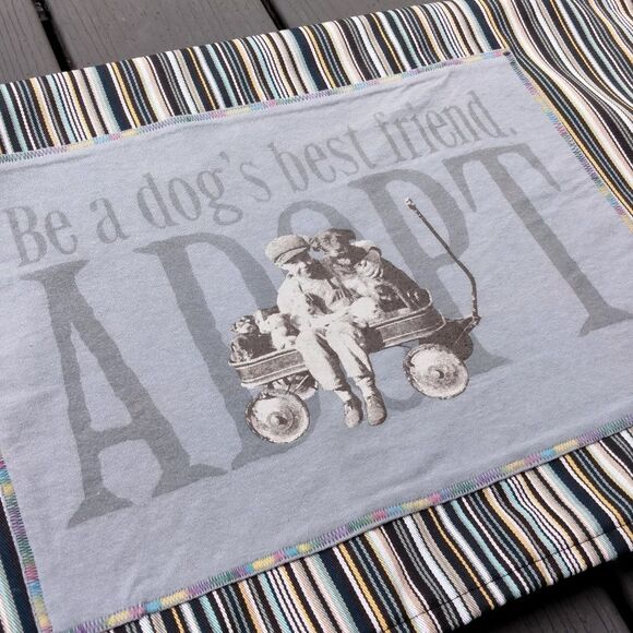 Pet Adoption 16 x 26 Bolster NEW Throw Pillow Be a Dog's Best Friend ADOPT - Picture 7 of 10